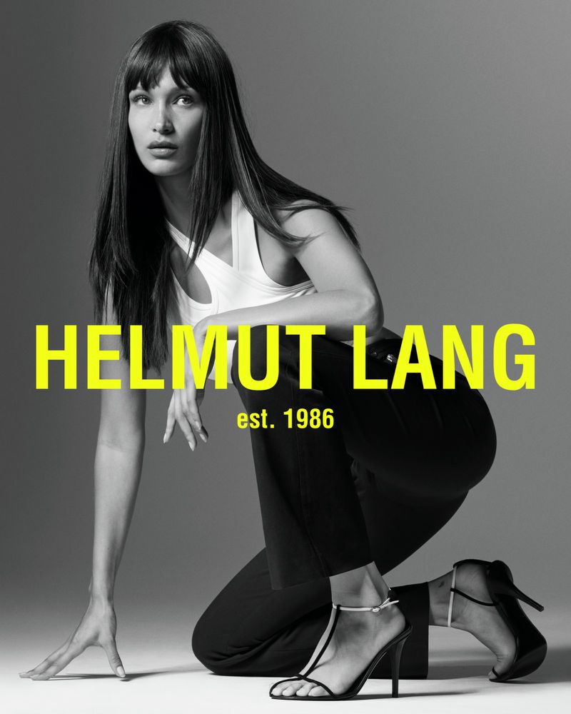 Bella Hadid Helmut Lang Pre-Fall 2020 Campaign