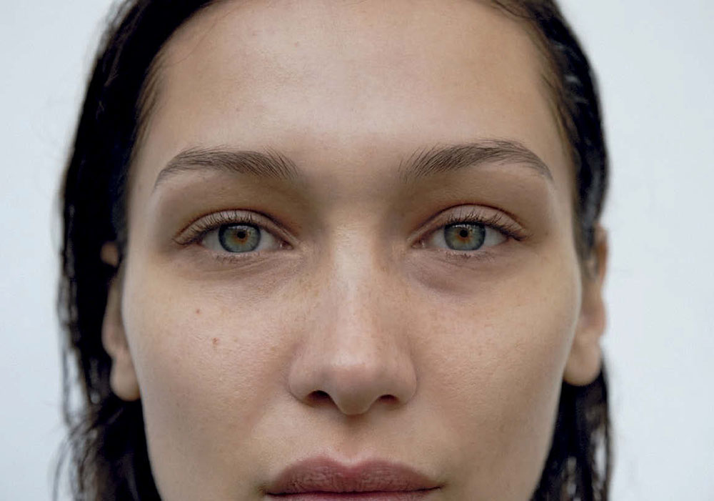 Bella Hadid Close Up No Makeup Look