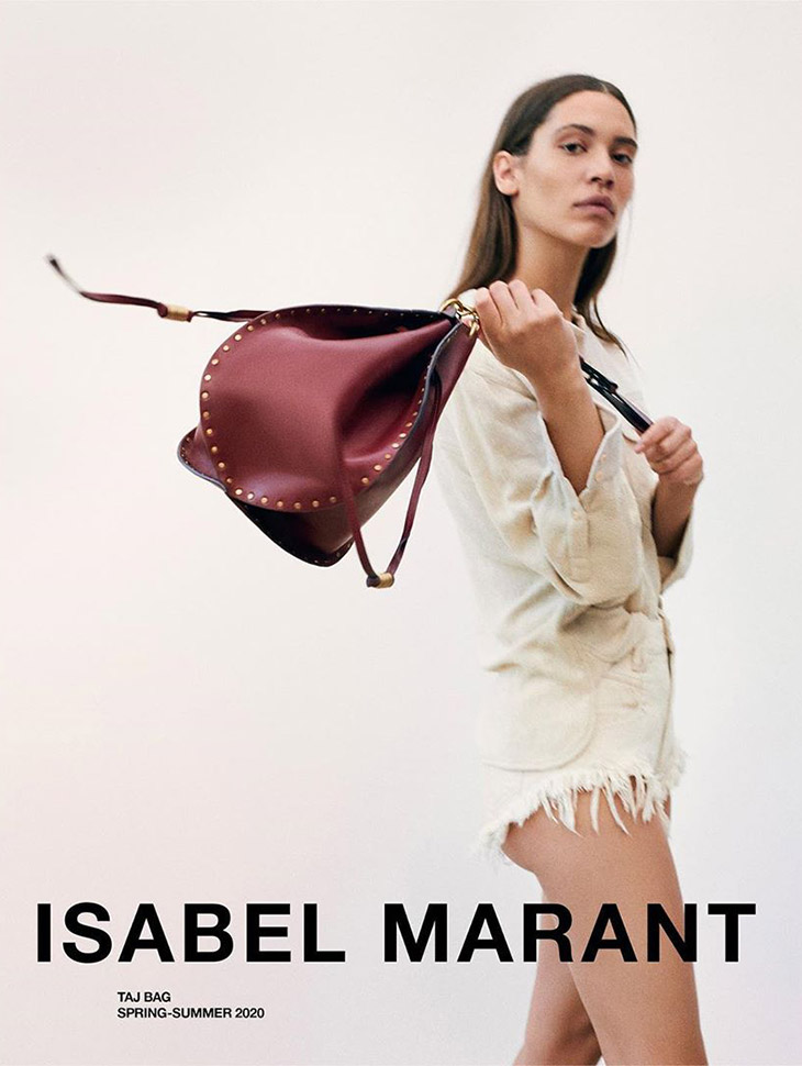 Kaya Wilkins for Isabel Marant Accessories Spring-Summer 2020 Ad ...