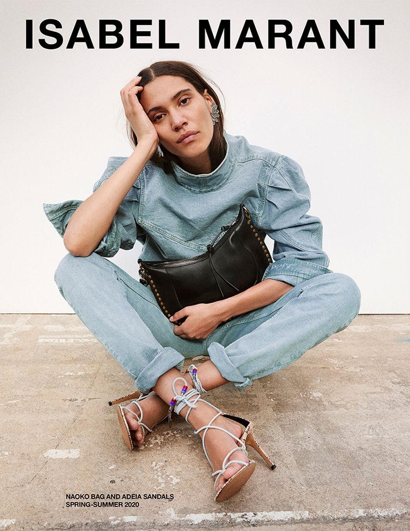 Kaya Wilkins by Joaquin Laguinge for Isabel Marant Accessories Spring-Summer 2020 Ad Campaign