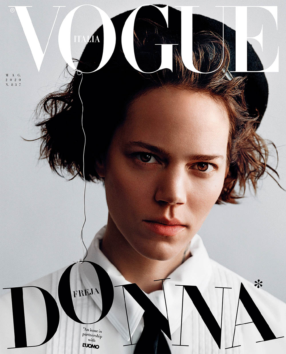 Freja Beha Erichsen Covers Vogue Italia x L'Uomo Vogue May 2020