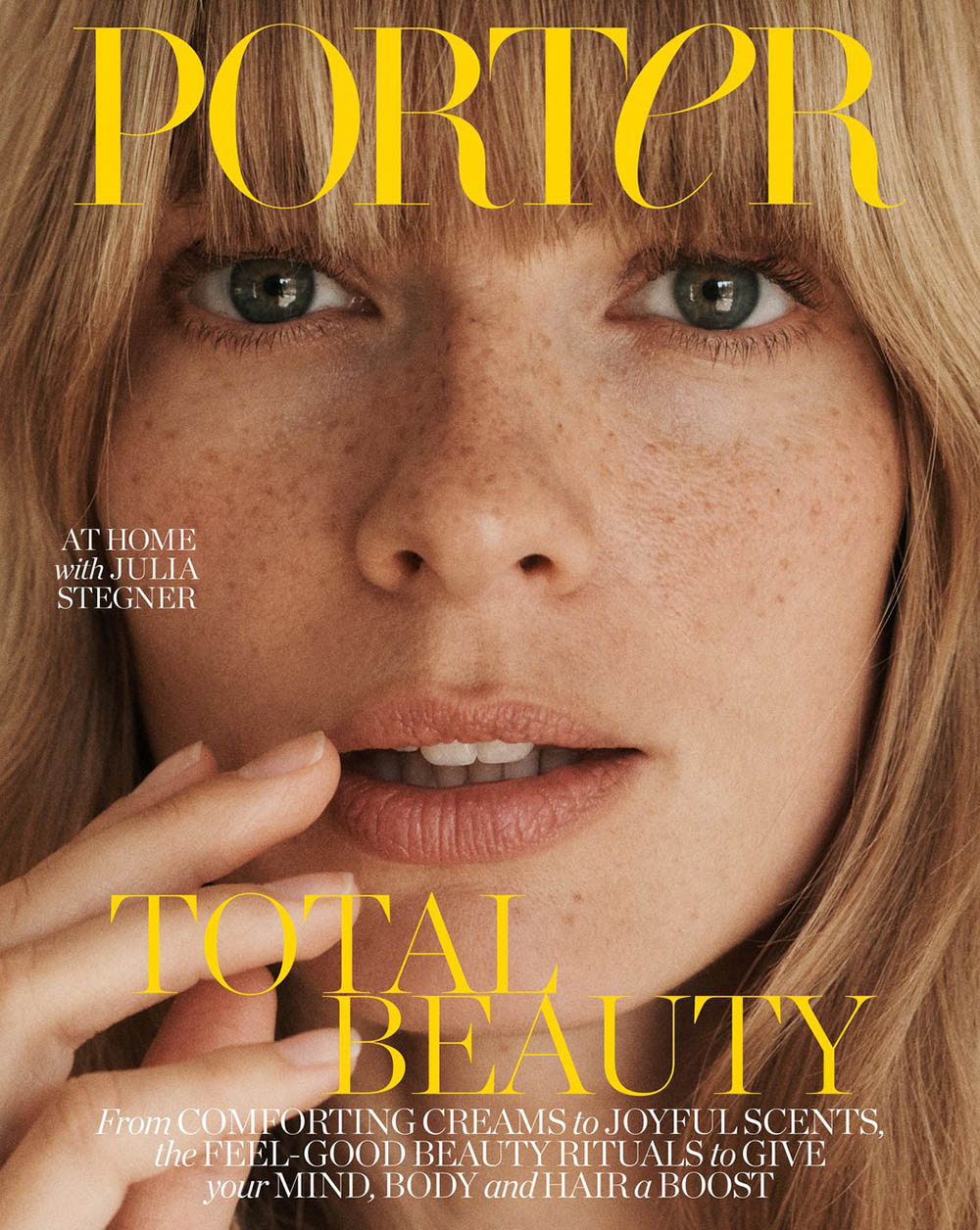Julia Stegner Covers Porter Magazine May 2020
