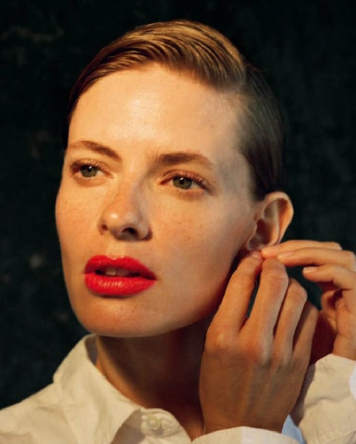 Julia Stegner by Benny Horne for Vogue Germany July 2020