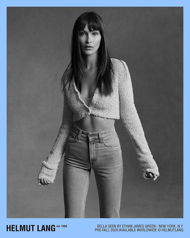 Bella Hadid by Ethan James Green for Helmut Lang Pre-Fall 2020 Ad Campaign
