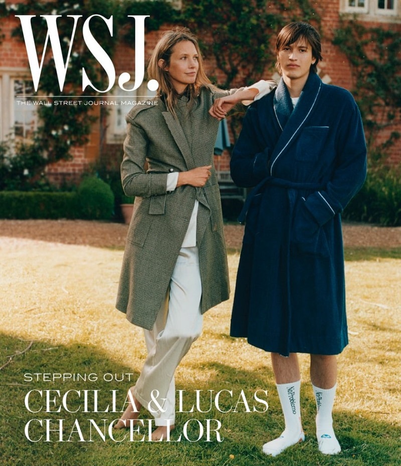 Cecilia & Lucas Chancellor by Dan Martensen for WSJ Magazine July 2020 