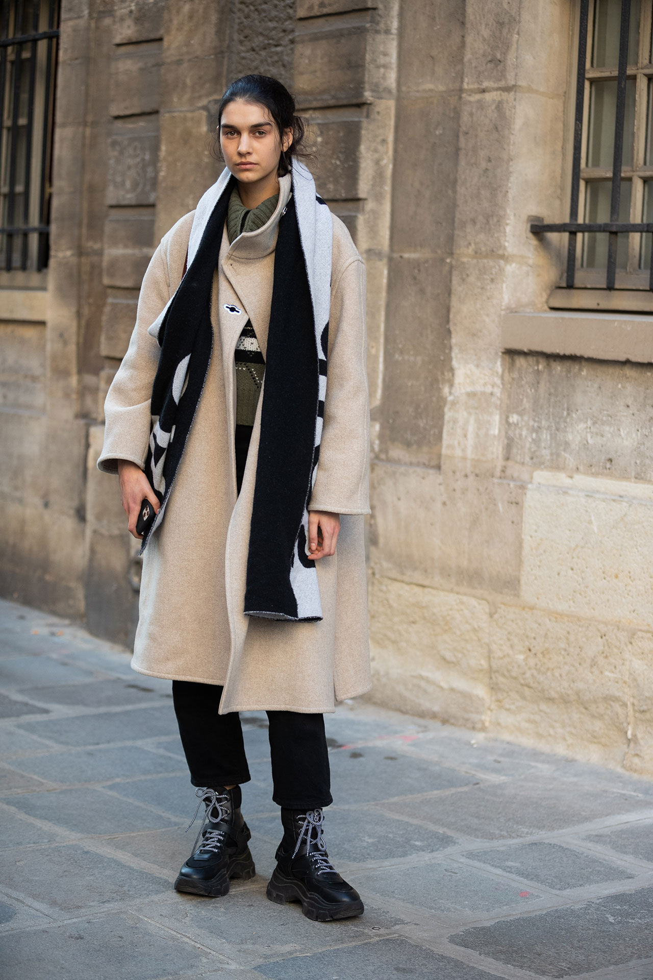 Evgenia Dubinova Street Style at Paris Couture Spring 2020 Fashion Week by Melodie Jeng