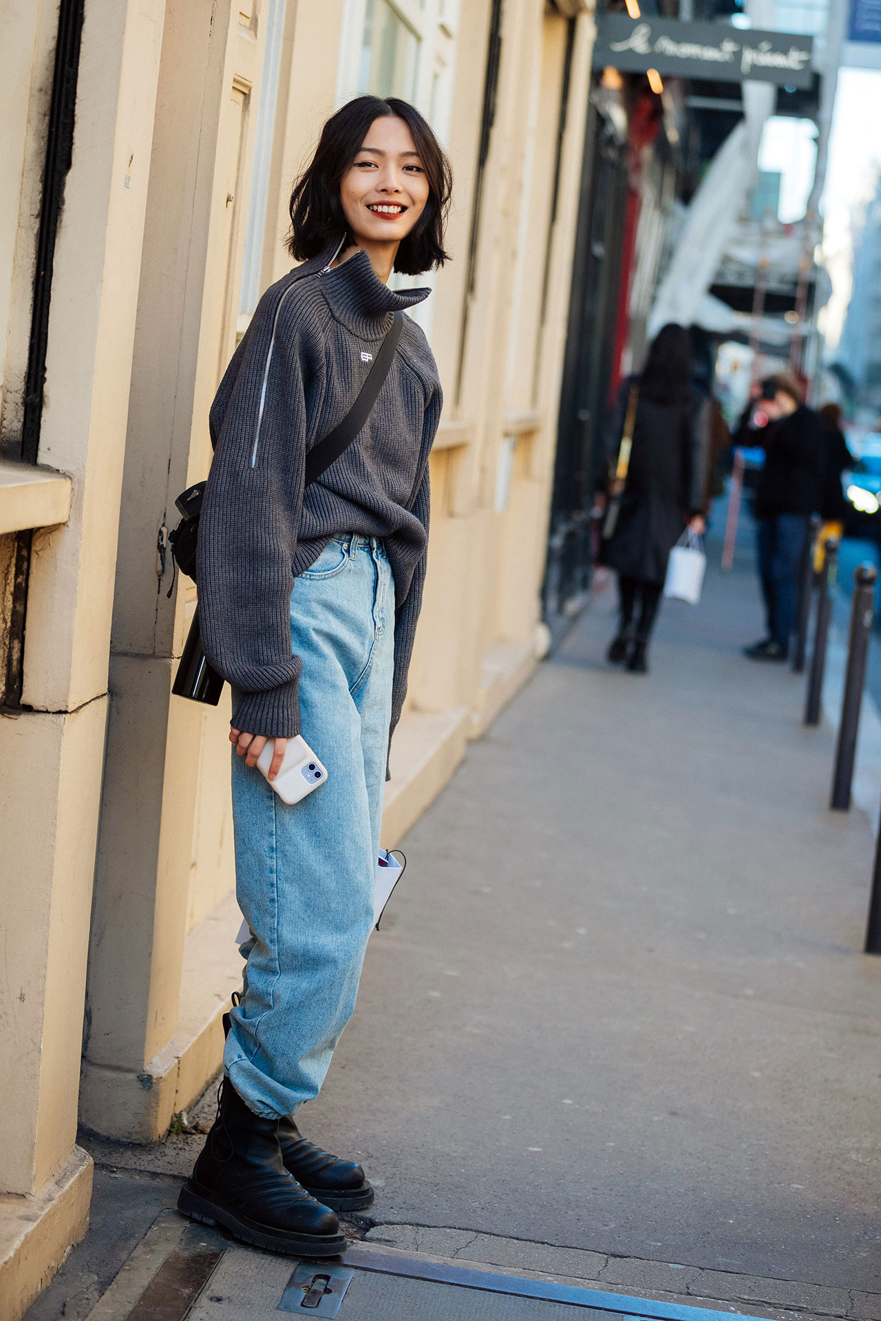Jiali Zhao Street Style at Paris Couture Spring 2020 Fashion Week by Melodie Jeng
