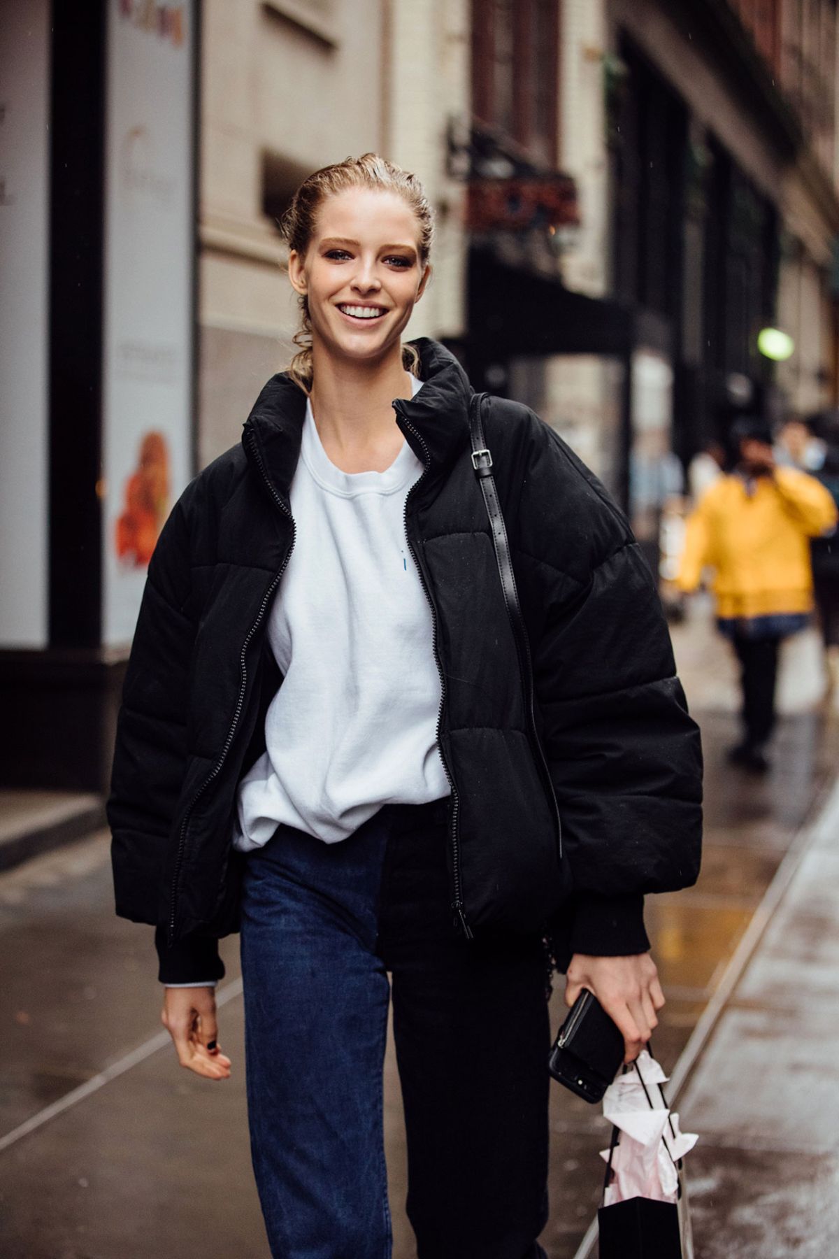 Abby Champion Street Style at New York Fashion Week Fall-Winter 2020 by Melodie Jeng