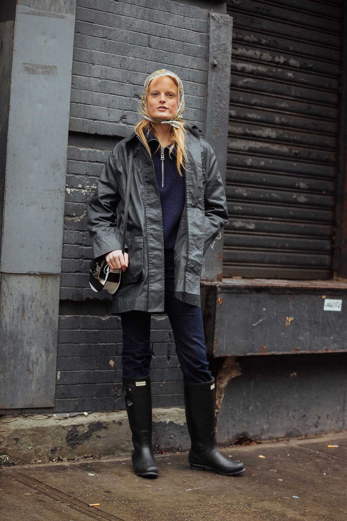 Hanne Gaby Odiele Street Style at New York Fashion Week Fall-Winter 2020 by Melodie Jeng