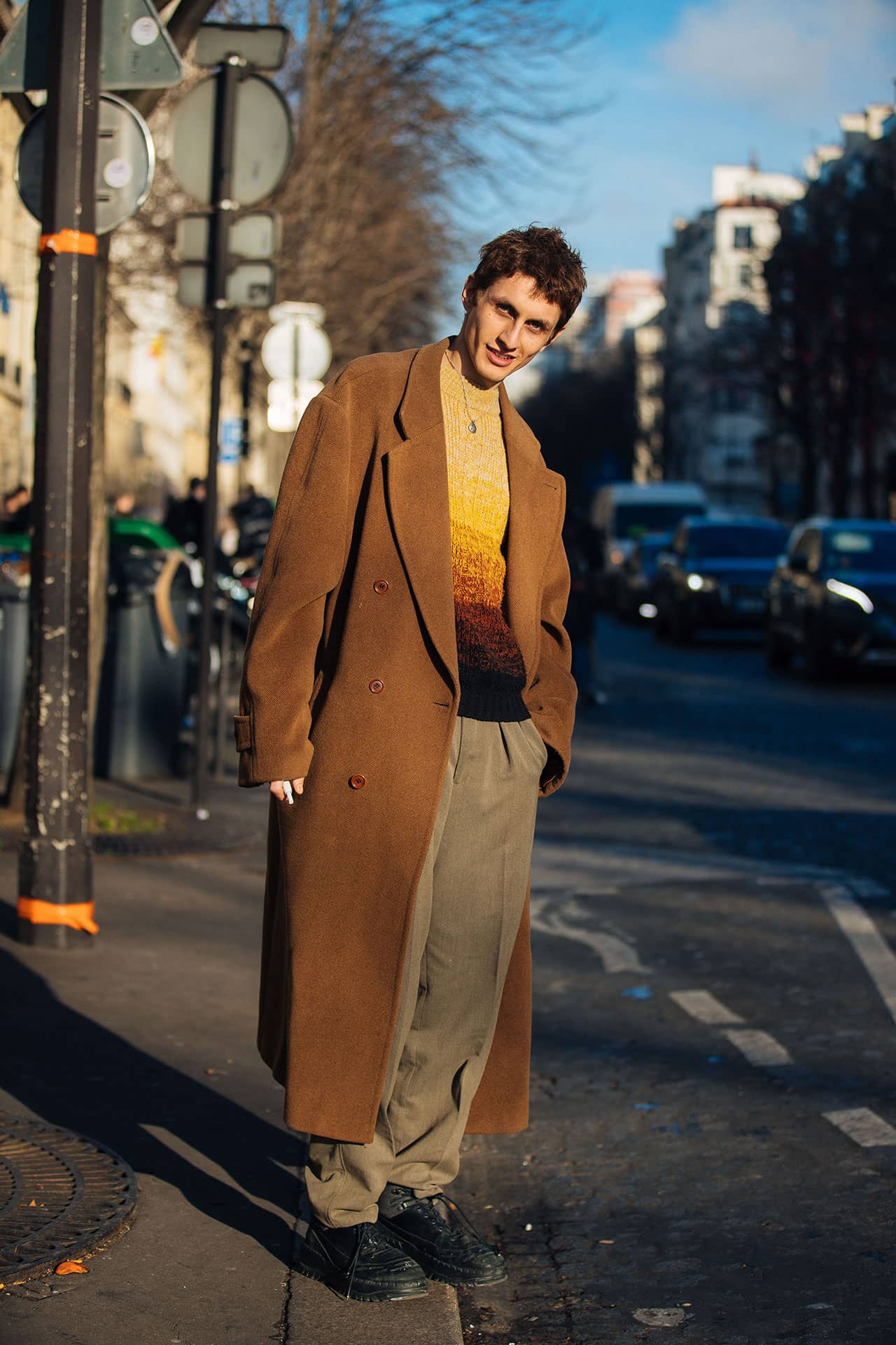 Henry Kitcher Autumn Coat Outfit Paris