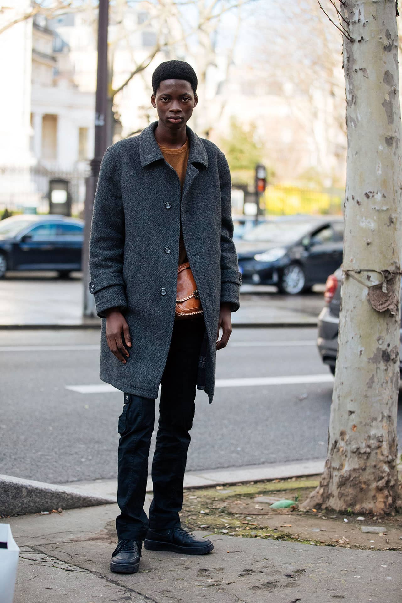 Kelvin George Amankwah Winter Coat Minimal Outfit