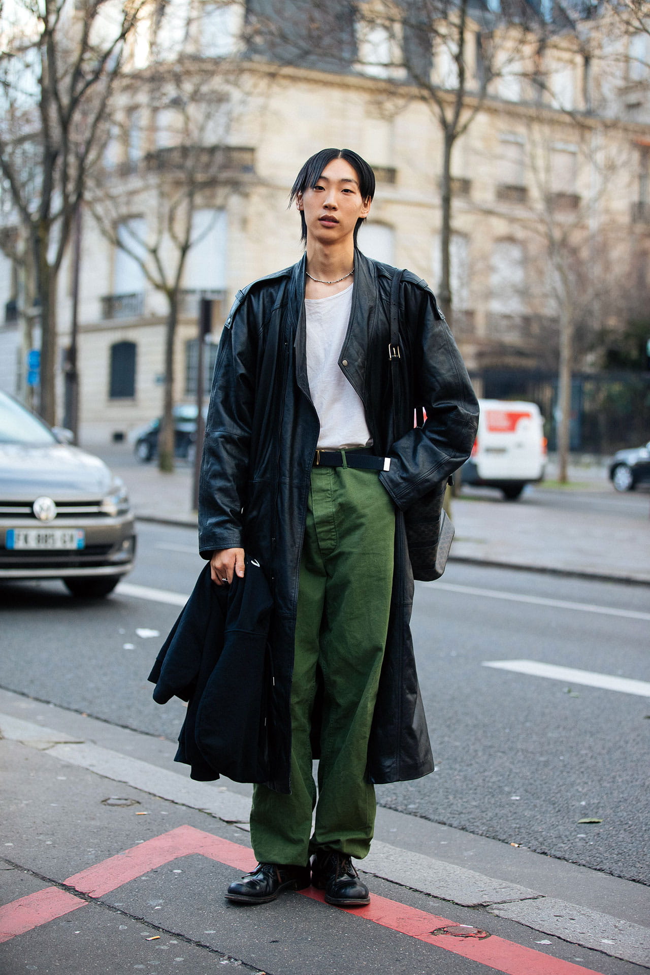 Lyul Dong Street Style at Paris Fashion Week Men’s Fall-Winter 2020 photographed by Melodie Jeng