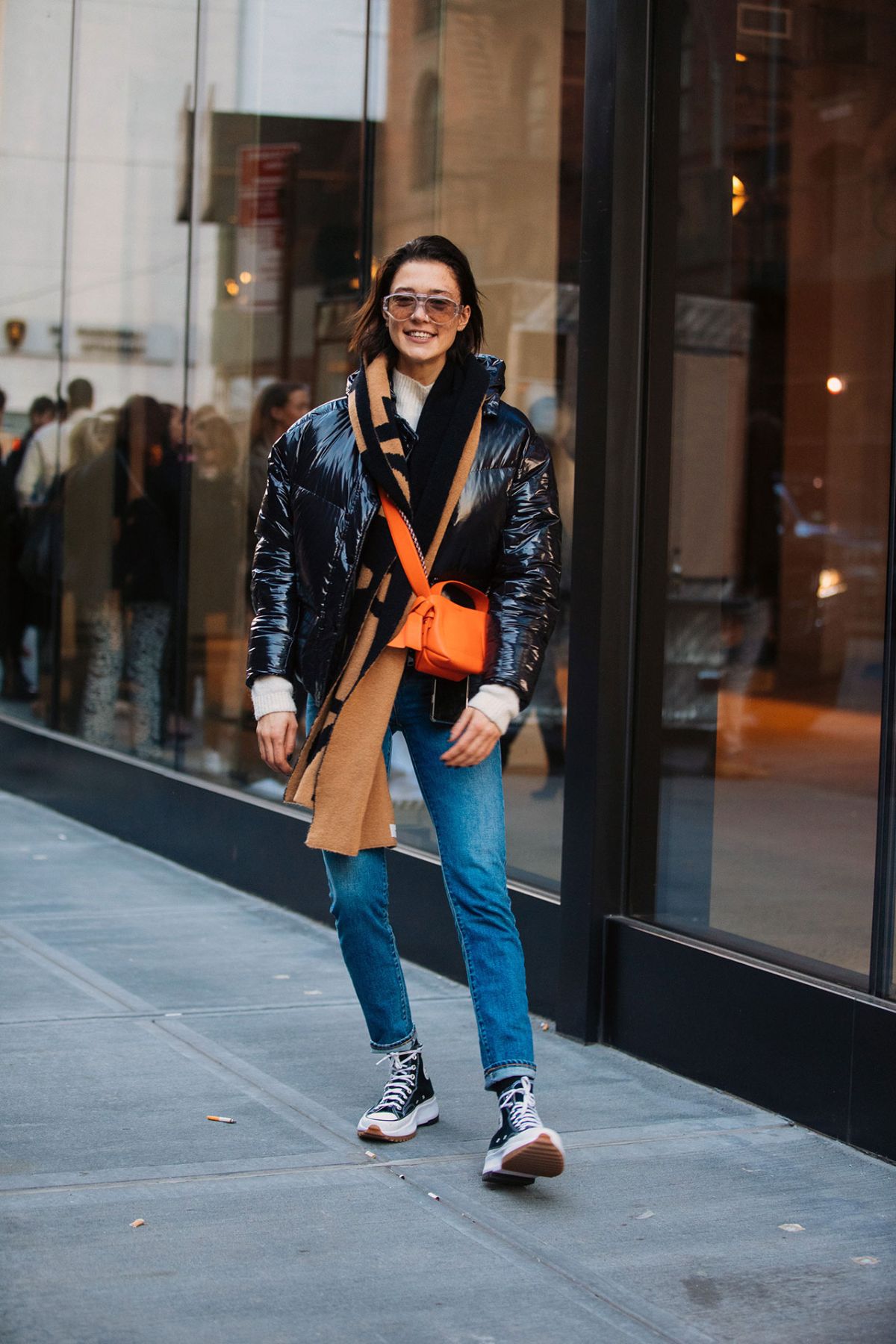 Maeva Marshall Street Style at New York Fashion Week Fall-Winter 2020 by Melodie Jeng
