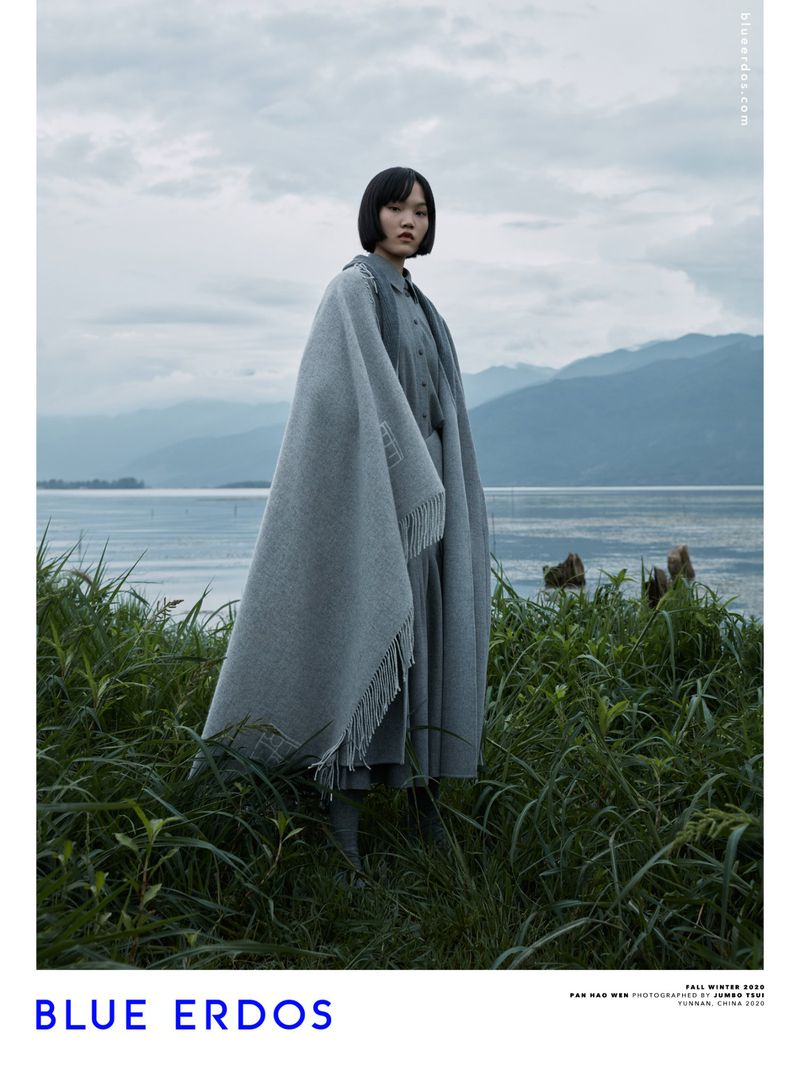 Pan Haowen & Haonan Li by Jumbo Tsui for Blue Erdos Fall-Winter 2020 Ad Campaign