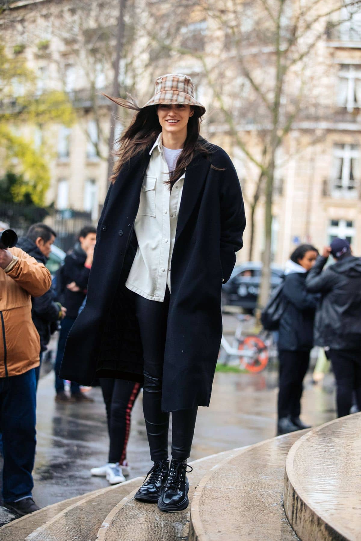Alexandra Micu Street Style at Paris Fashion Week Fall-Winter 2020 by Melodie Jeng