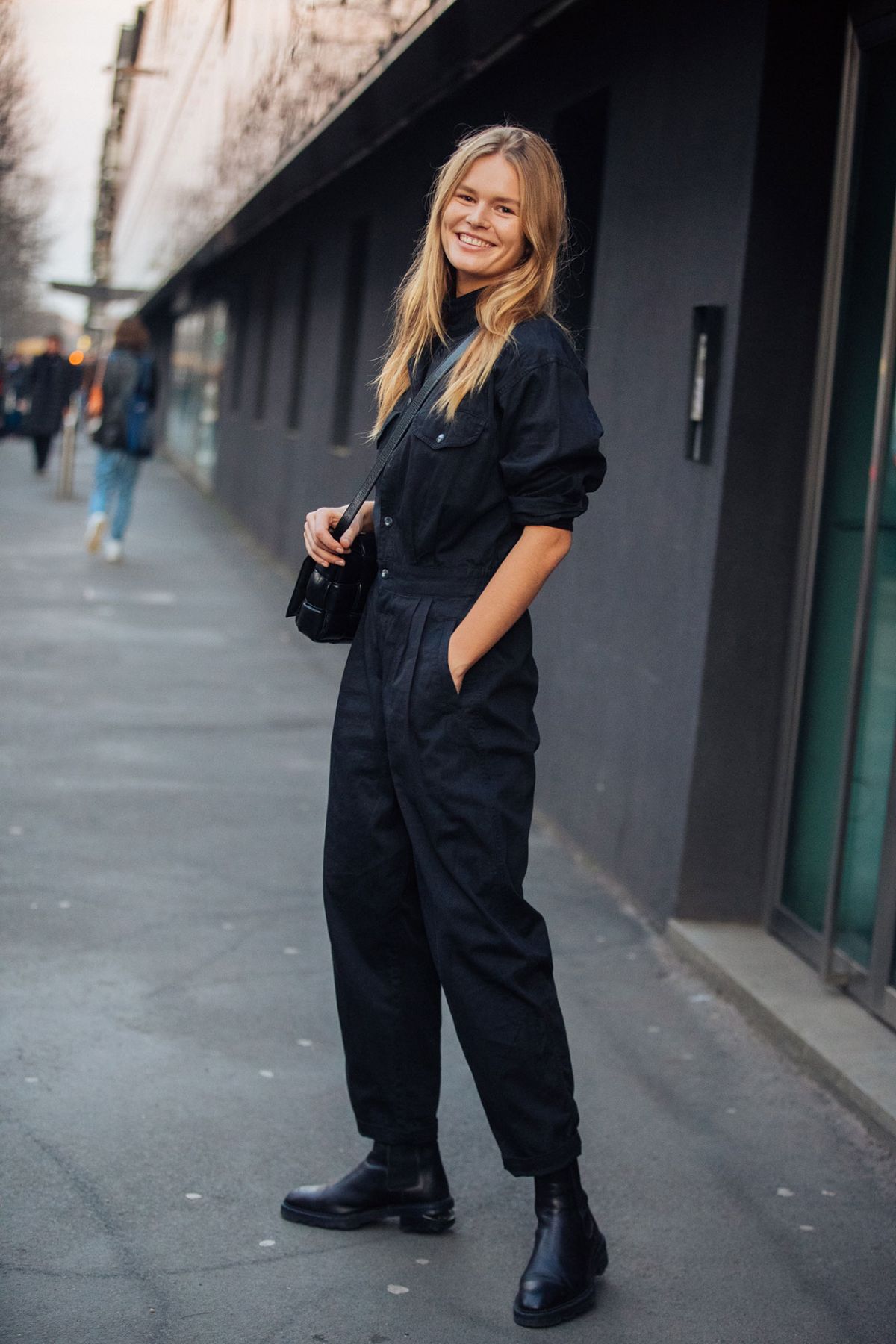 Anna Ewers Street Style at Milan Fashion Week Fall-Winter 2020 by Melodie Jeng