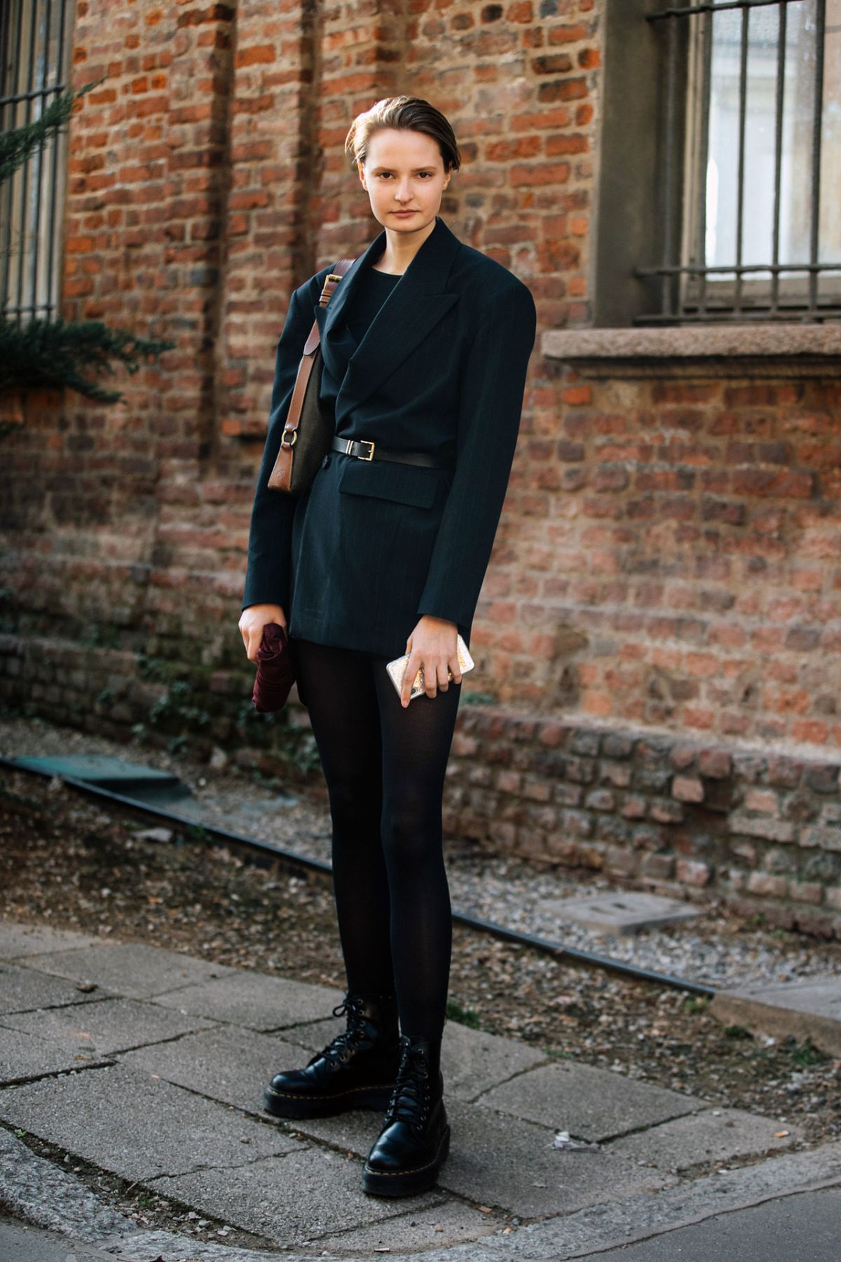 Chesca Lenton Outfit at Milan Fashion Week Fall-Winter 2020