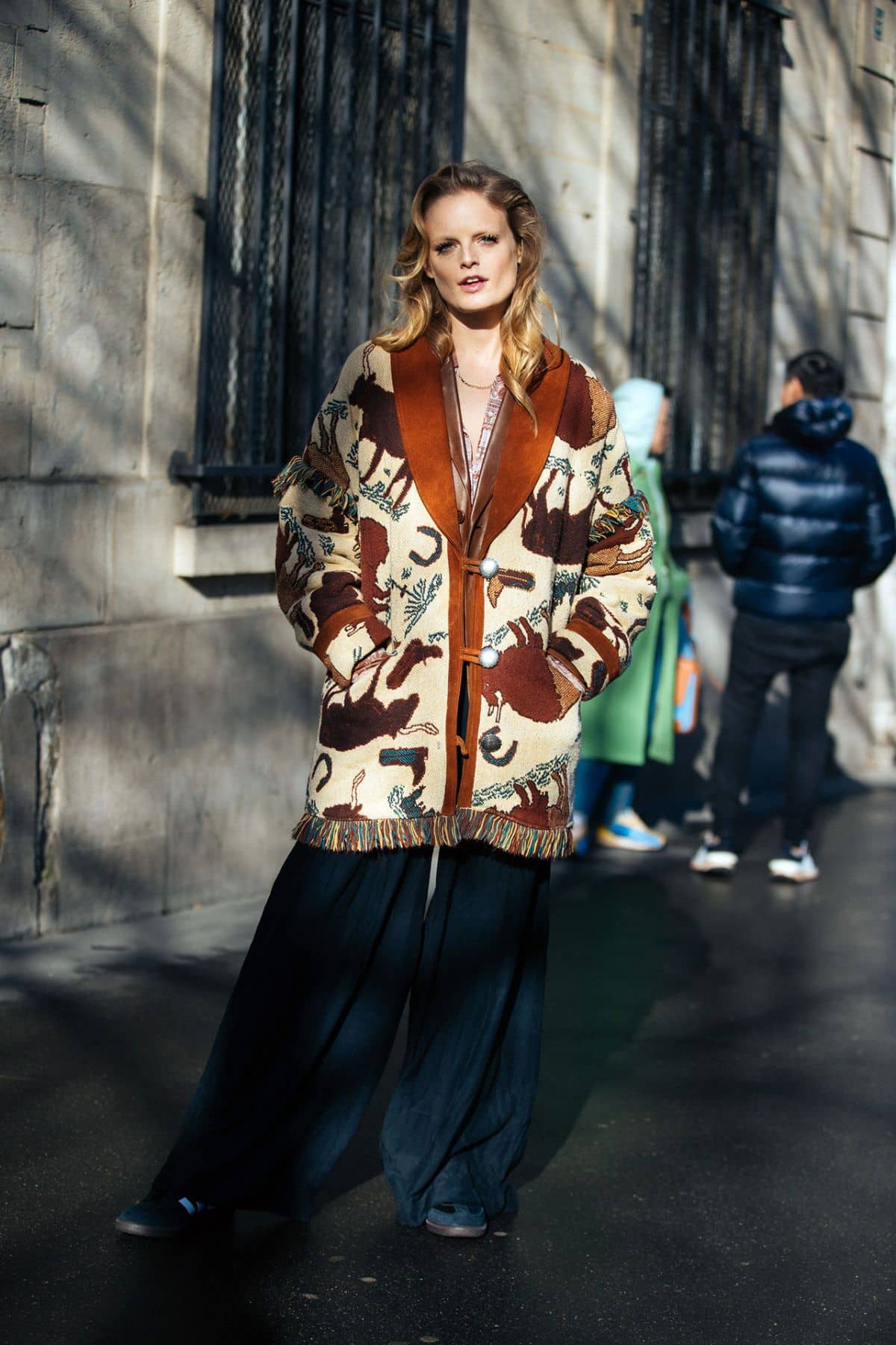 Hanne Gaby Odiele Street Style French Chic