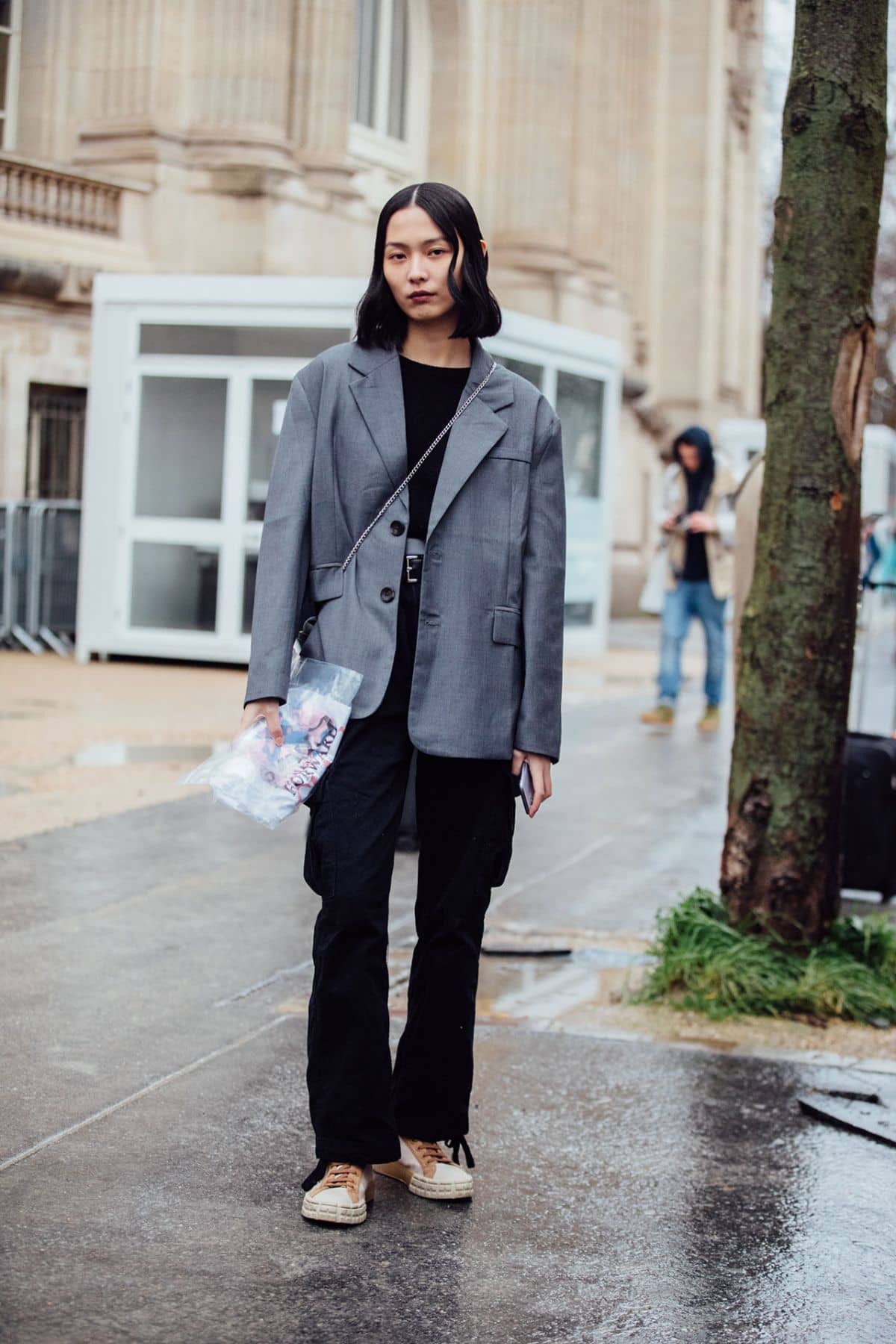 Jiali Zhao Street Style at Paris Fashion Week Fall-Winter 2020 by Melodie Jeng