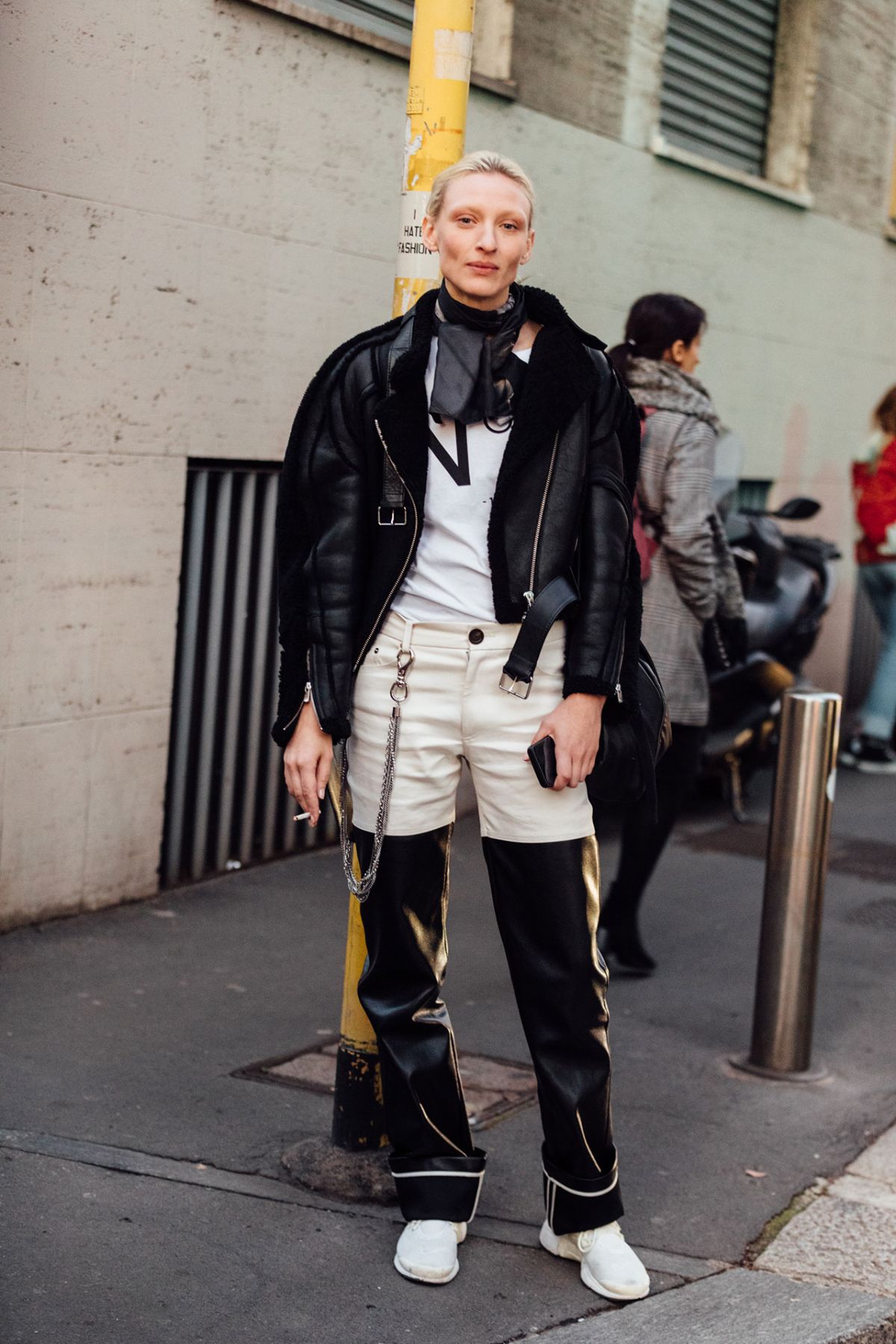 Maggie Maurer Street Style at Milan Fashion Week Fall-Winter 2020 by Melodie Jeng