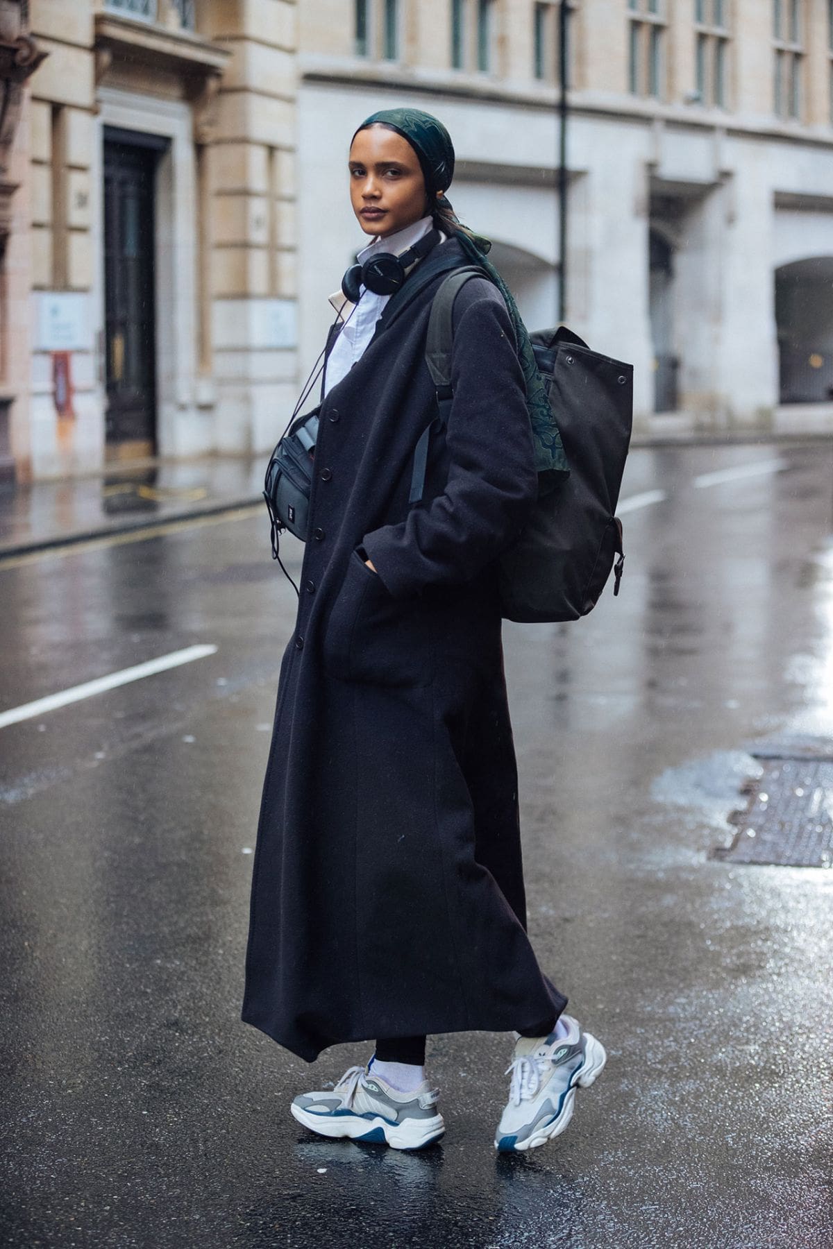 Malaika Holmen Winter Street Style at London Fashion Week