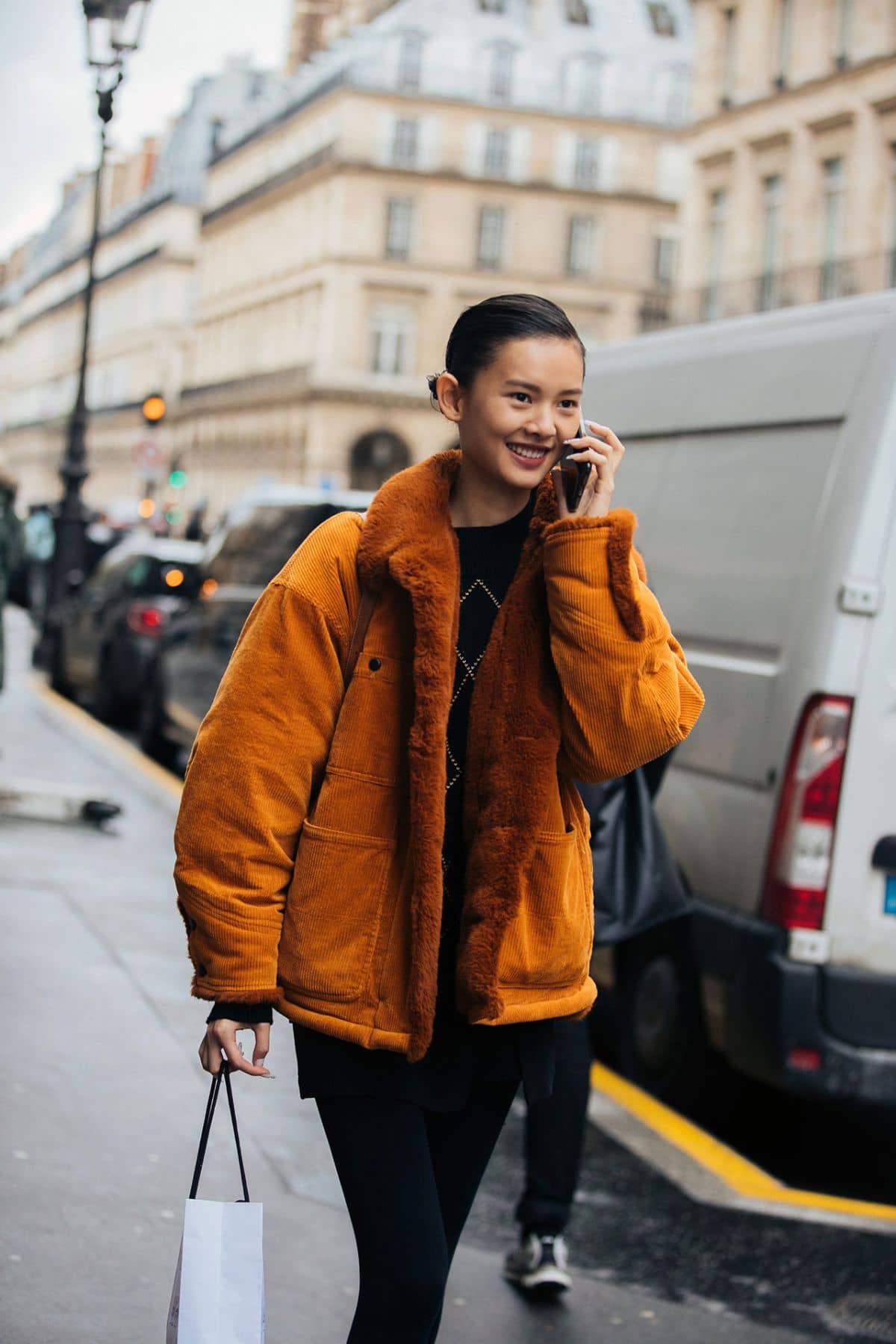 Shuping Li Street Style at Paris Fashion Week Fall-Winter 2020 by Melodie Jeng