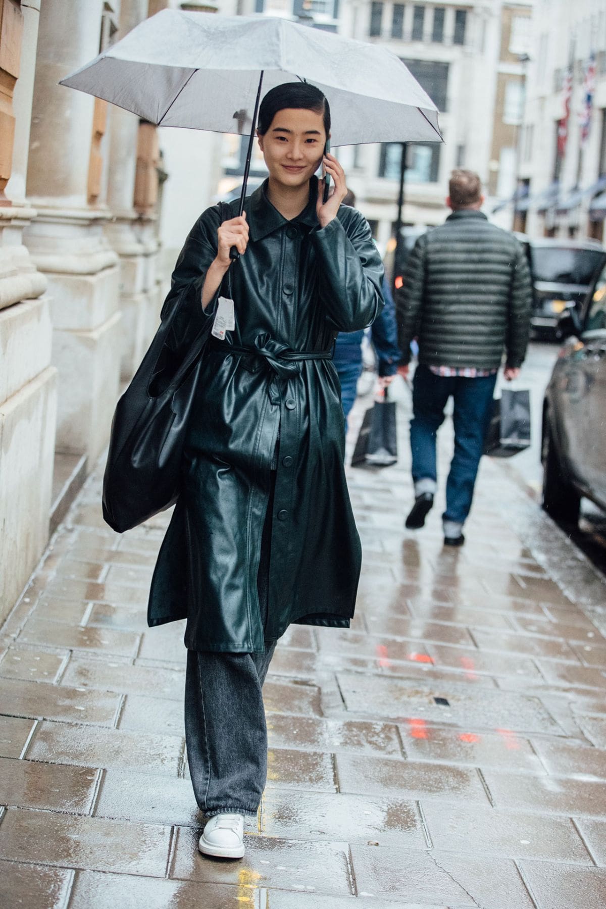 Sun Yuechen Street Style at London Fashion Week Fall-Winter 2020 by Melodie Jeng