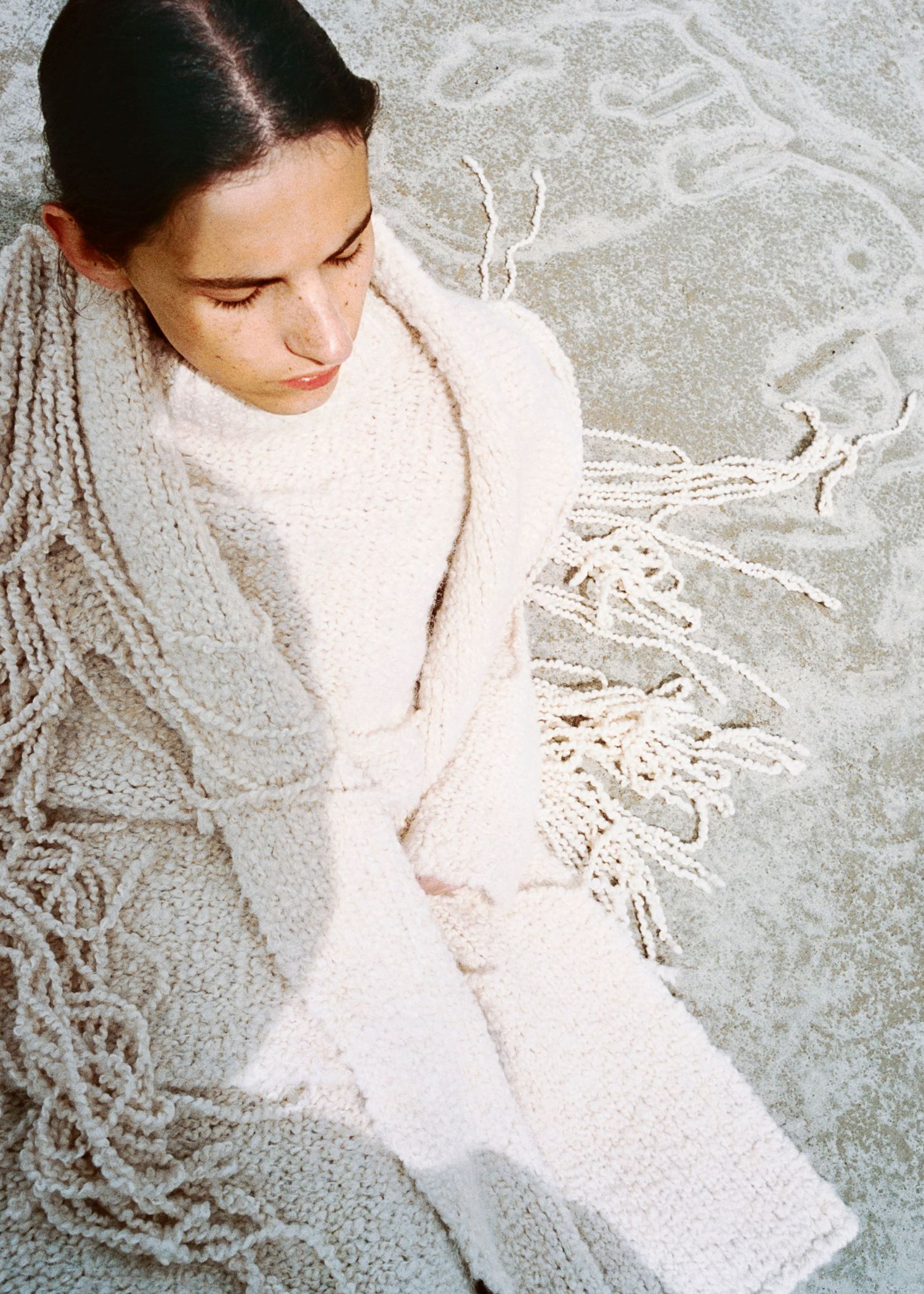 Cyrielle Lalande, Daan Duez by Tim Elkaim for Jil Sander+ Fall-Winter 2020 Ad Campaign