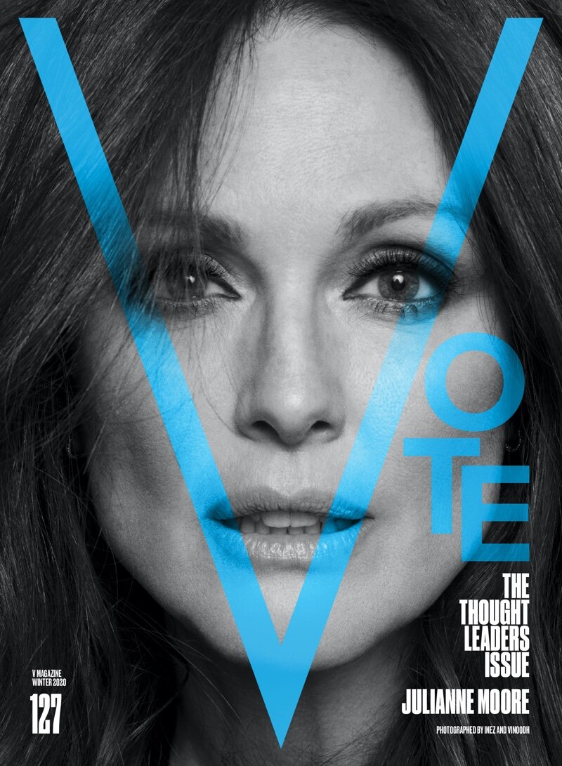 Julianne Moore by Inez van Lamsweerde & Vinoodh Matadin for The Thought Leaders Issue. Stylist: Aryeh Lappin
