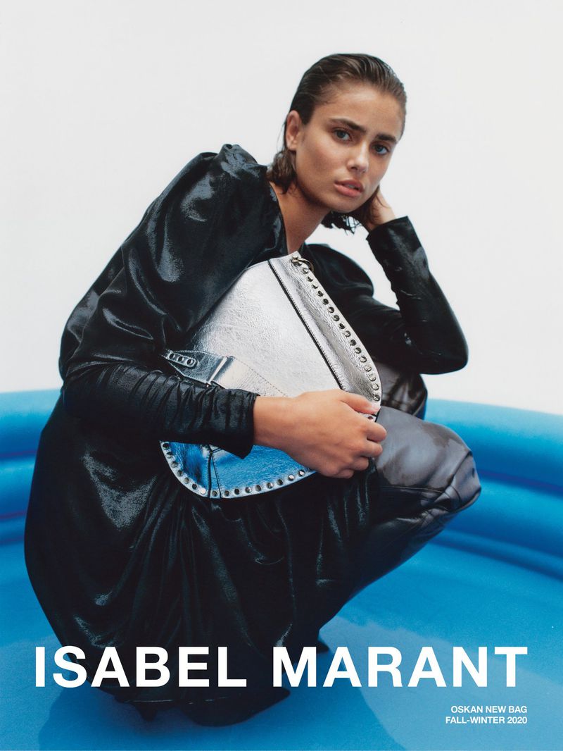 Taylor Hill by Mark Rabadan for Isabel Marant Accessories Fall-Winter 2020 Ad Campaign