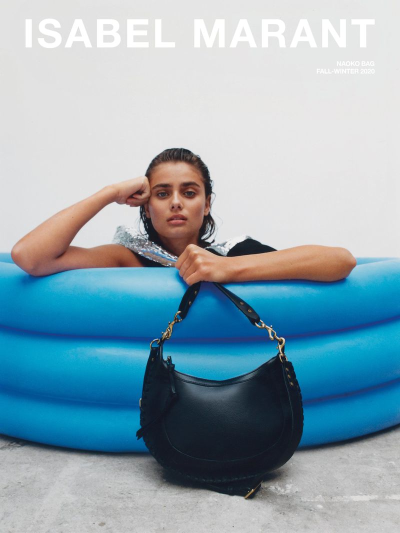 Taylor Hill by Mark Rabadan for Isabel Marant Accessories Fall-Winter 2020 Ad Campaign