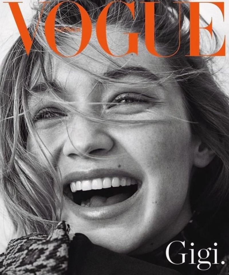 Cool Change: Gigi Hadid Covers Vogue Australia July 2018