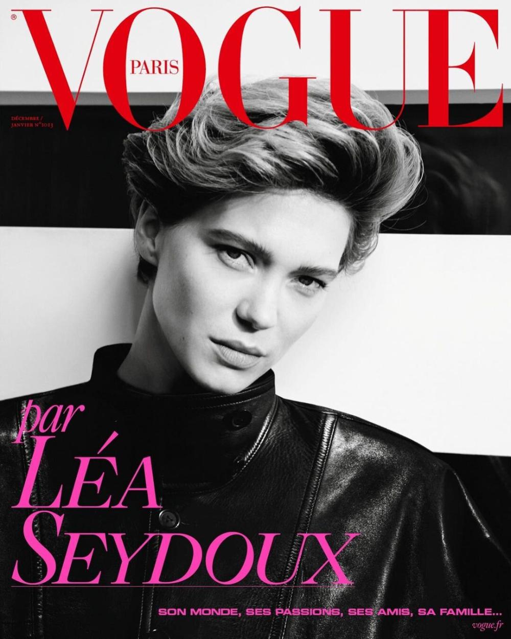 Lea Seydoux Covers Vogue Paris January 2021