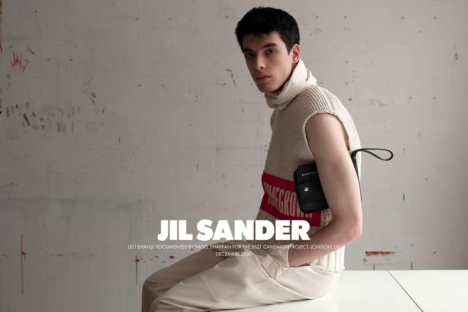 Leo Bhanji by Nigel Shafran for Jil Sander Spring-Summer 2021 Ad Campaign