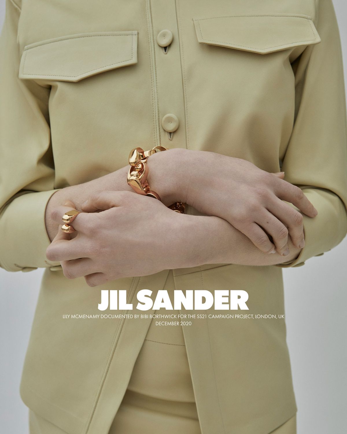 Lily McMenamy by Bibi Cornejo Borthwick for Jil Sander Spring-Summer 2021 Ad Campaign