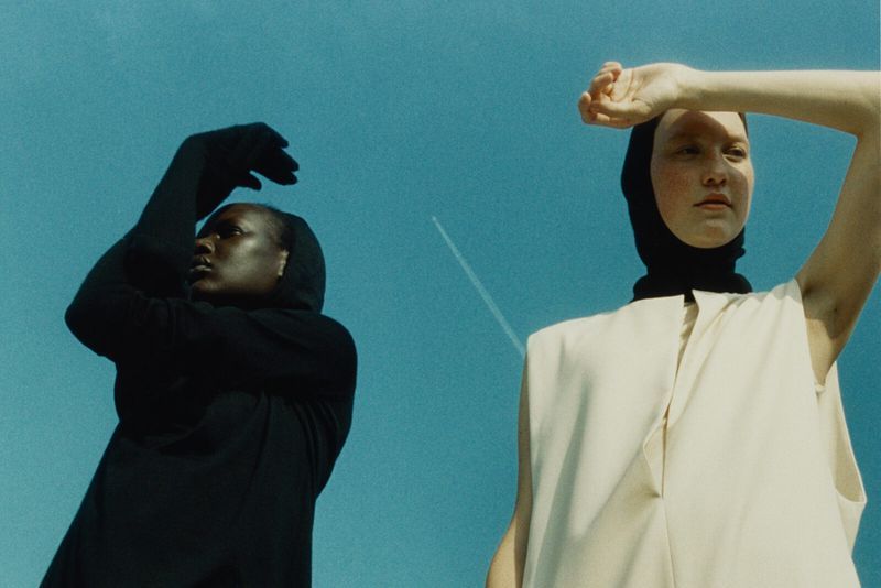 Ajak Deng & Teresa Lui by Jack Davison for The Row Fall 2020 Ad Campaign
