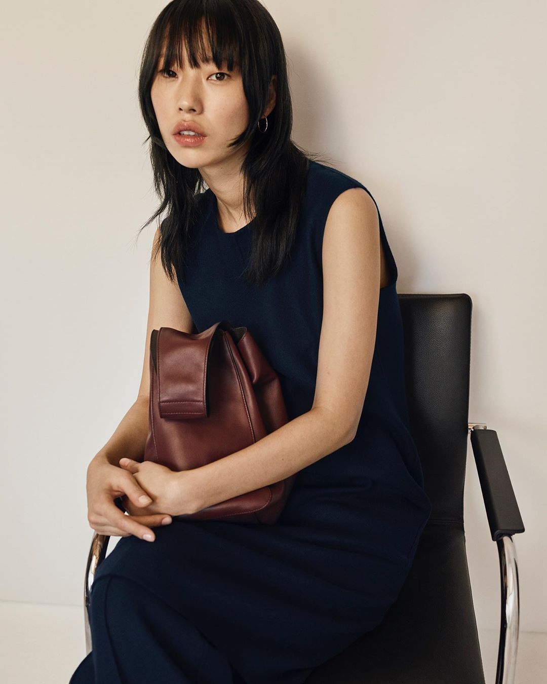 Heejung Park by Janneke Van der Hagen for Joseph Fall 2020 Lookbook