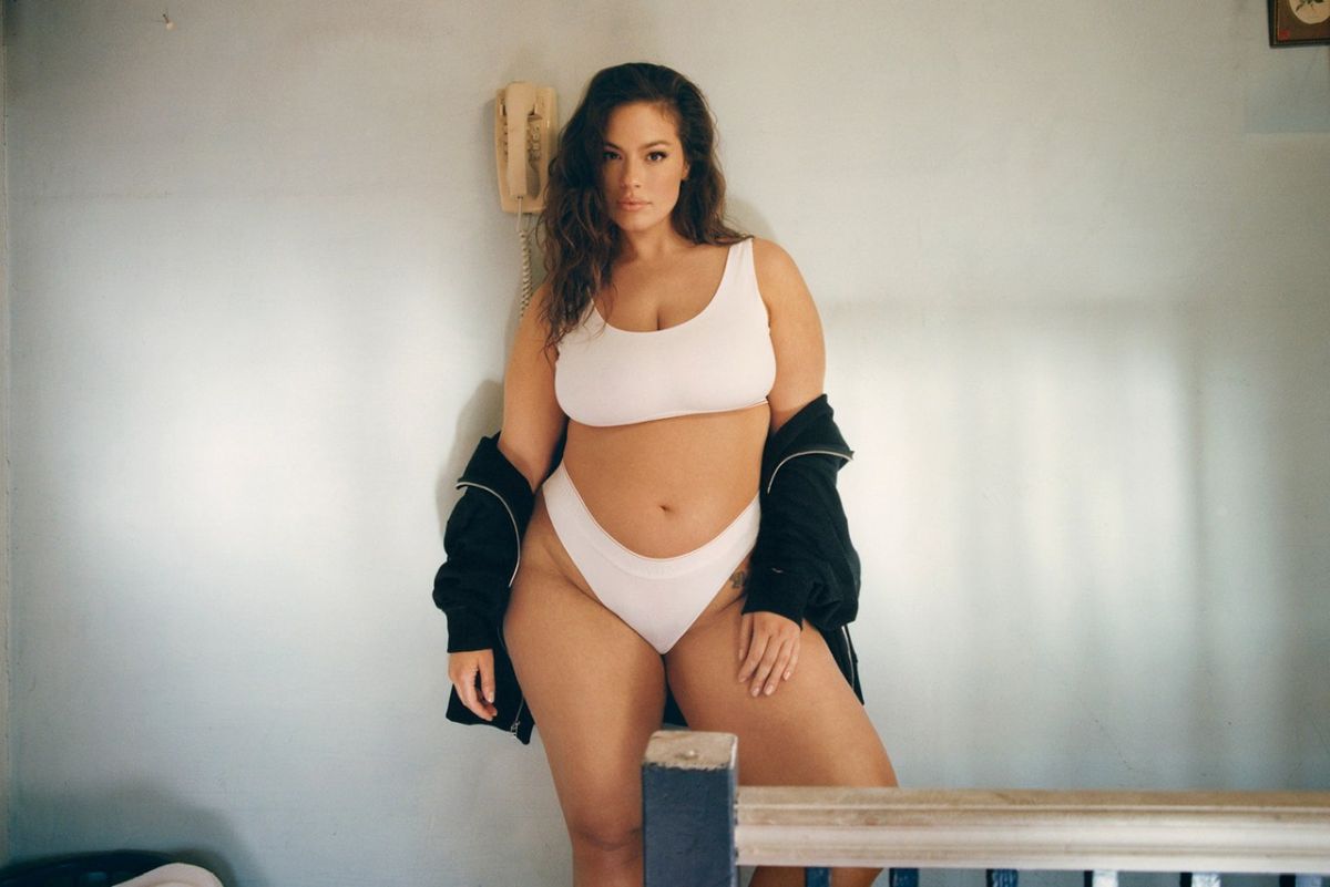 Ashley Graham by Renell Medrano for Heron Preston x Calvin Klein Spring-Summer 2021 Ad Campaign