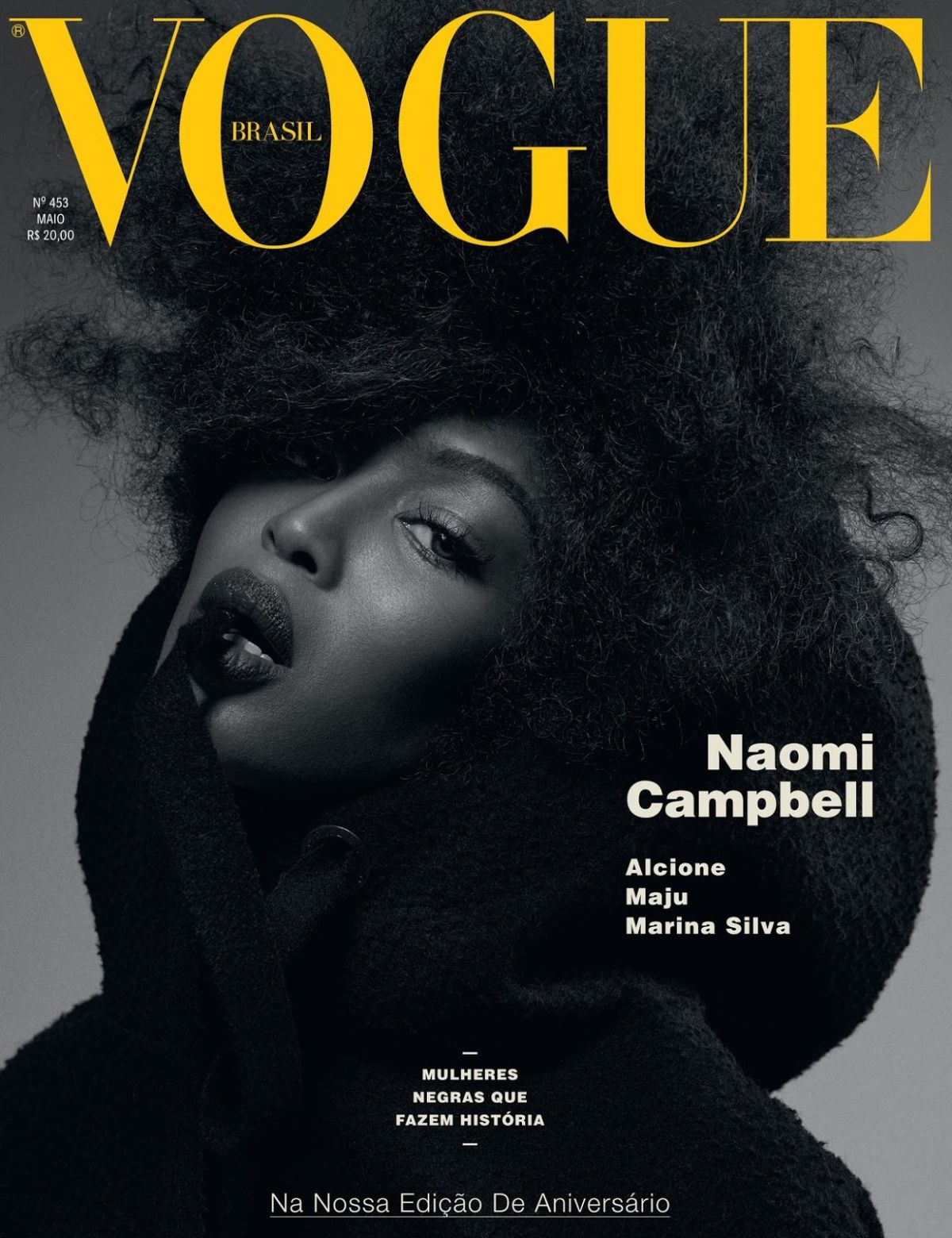 Naomi Campbell Covers Vogue Brazil May 2016