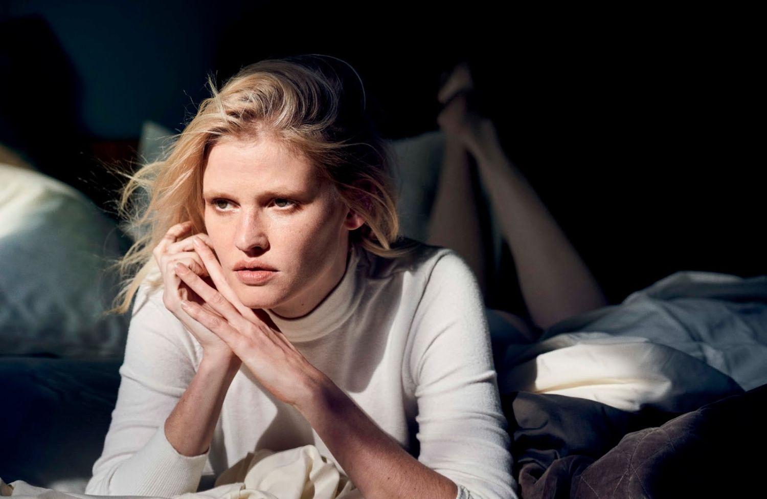 Natural Beauty: Lara Stone by Peter Lindbergh for Vogue Germany May 2017