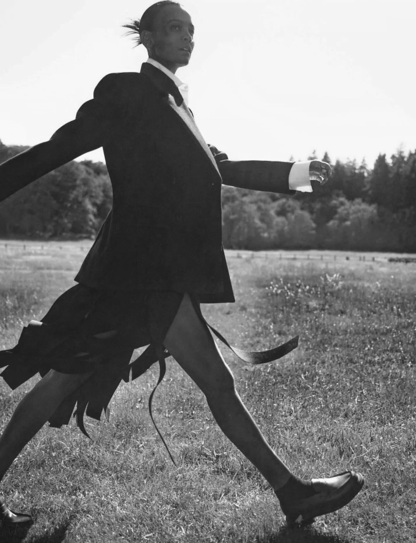 Liya Kebede in Prada by Karim Sadli for Vogue Paris August 2020