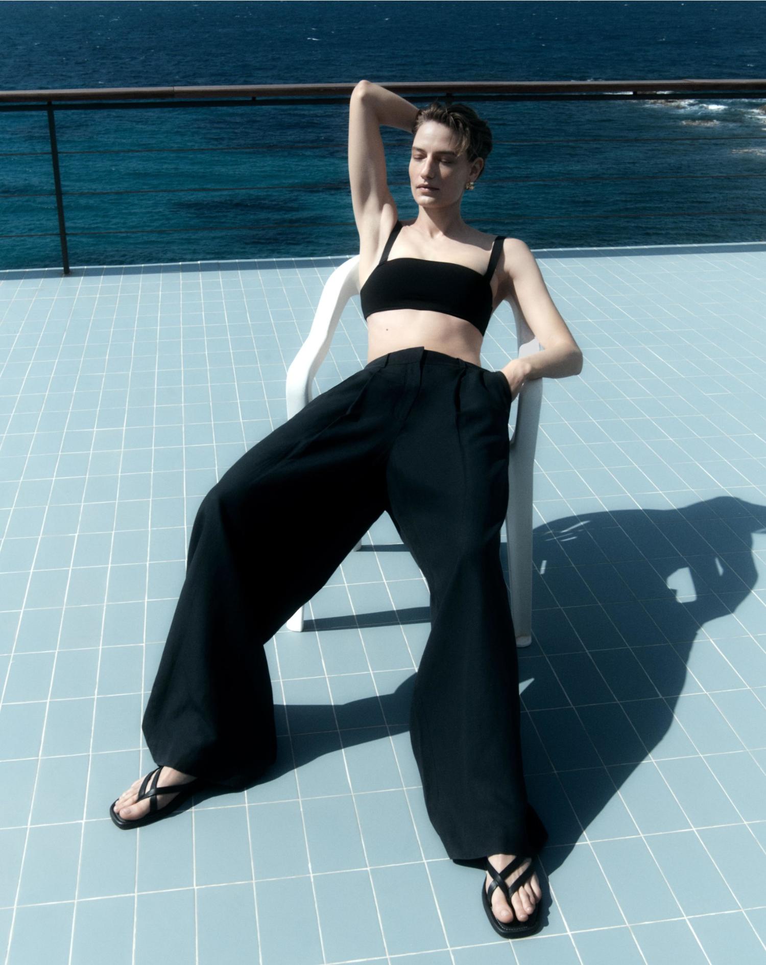 Veronika Kunz by Robin Galiegue for COS Summer 2021 Ad Campaign Minimal Fashion