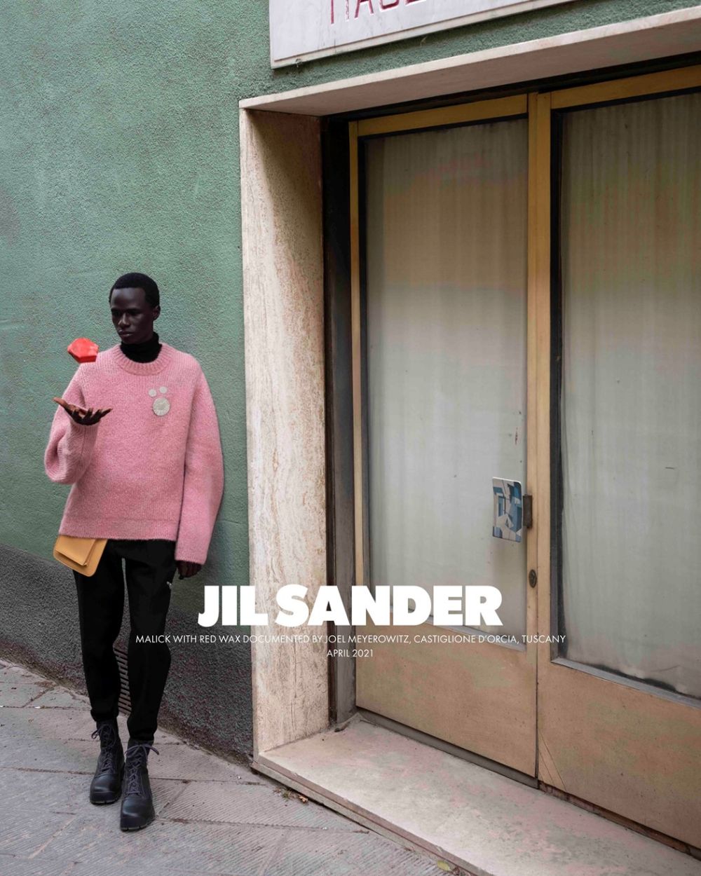 Malick Bodian & Marte Mei van Haaster by Joel Meyerowitz for Jil Sander Fall-Winter 2021 Ad Campaign
