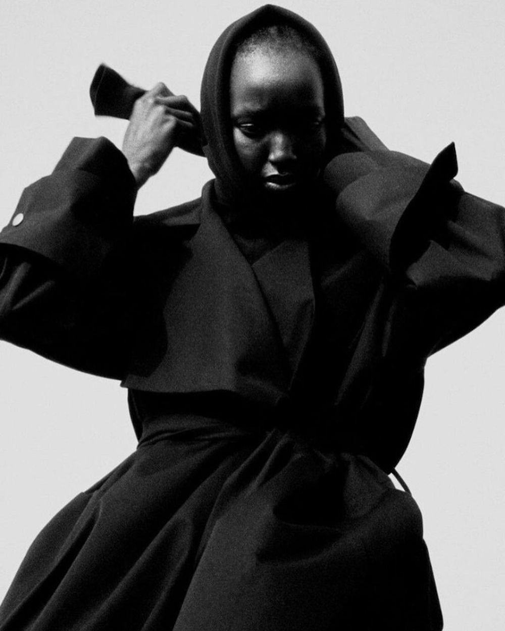 Nyaueth Riam by Jack Davison for The Row Spring-Summer 2021 Ad Campaign