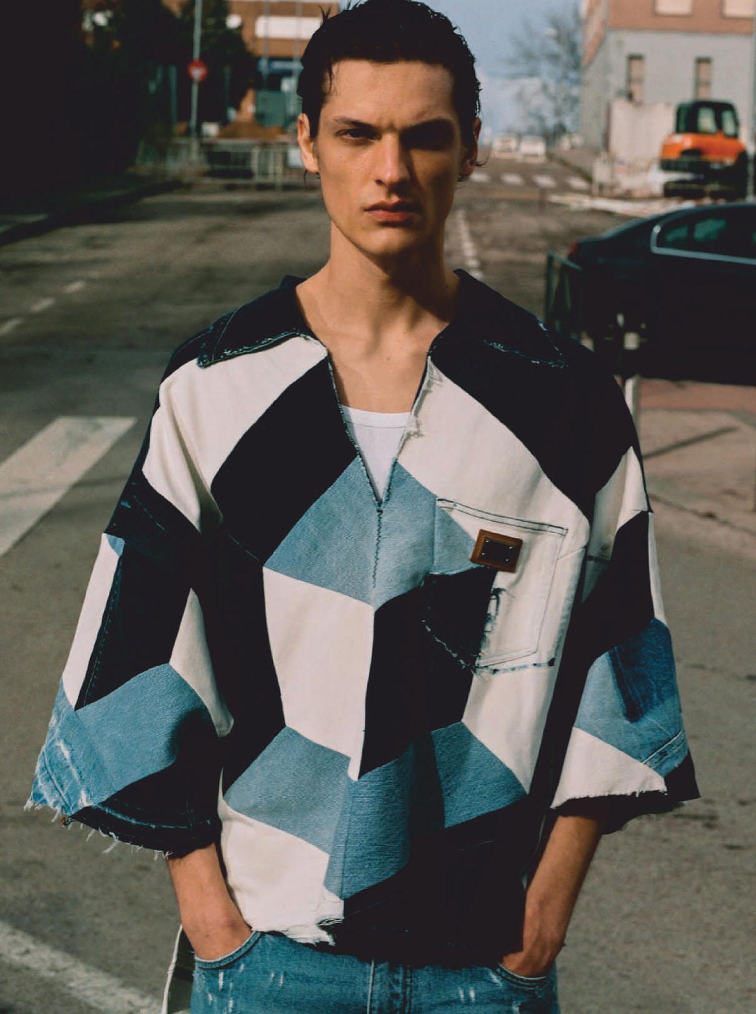 It's Street Life: Valentin Caron by Javier Castan for Esquire Espana March 2021