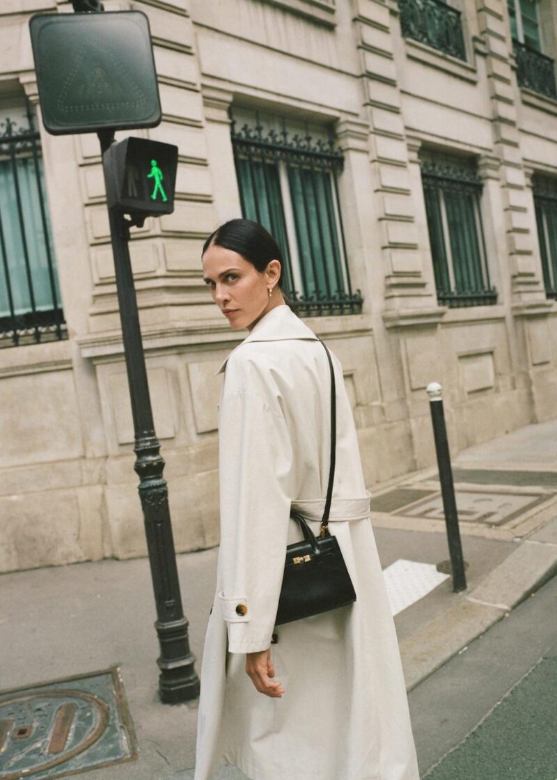 Aymeline Valade in Paris by Alejandro Sonoro for Mango Fall 2021 Ad ...