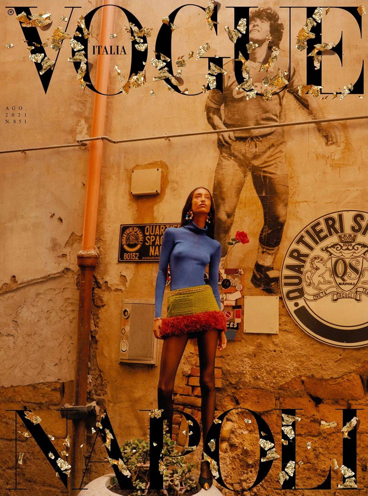  Mona Tougaard Covers Vogue Italia August 2021 