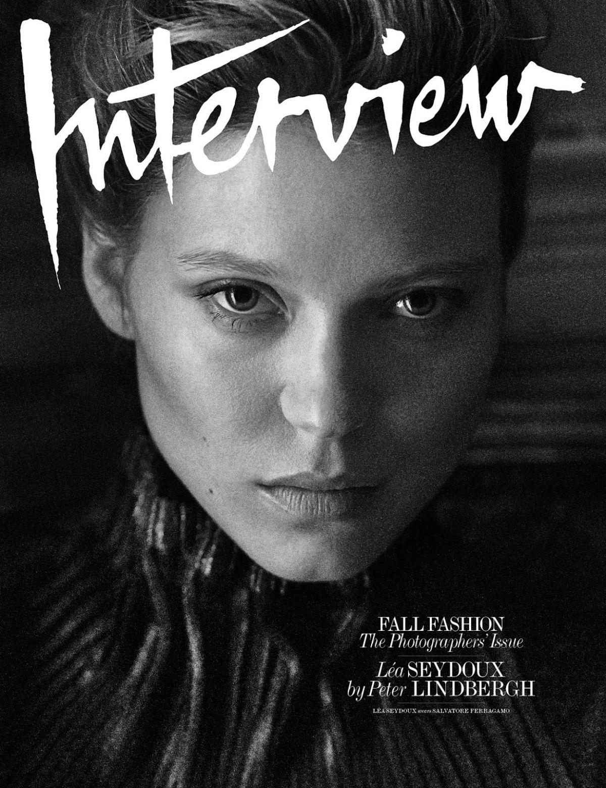 Lea Seydoux Covers Interview Magazine September 2014