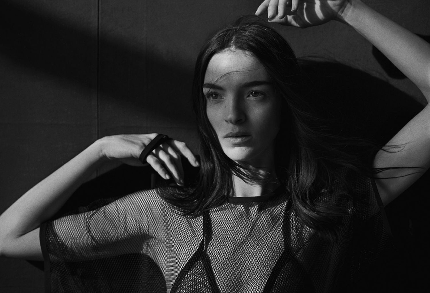 Mariacarla Boscono by Peter Lindbergh for Vogue Italia January 2014