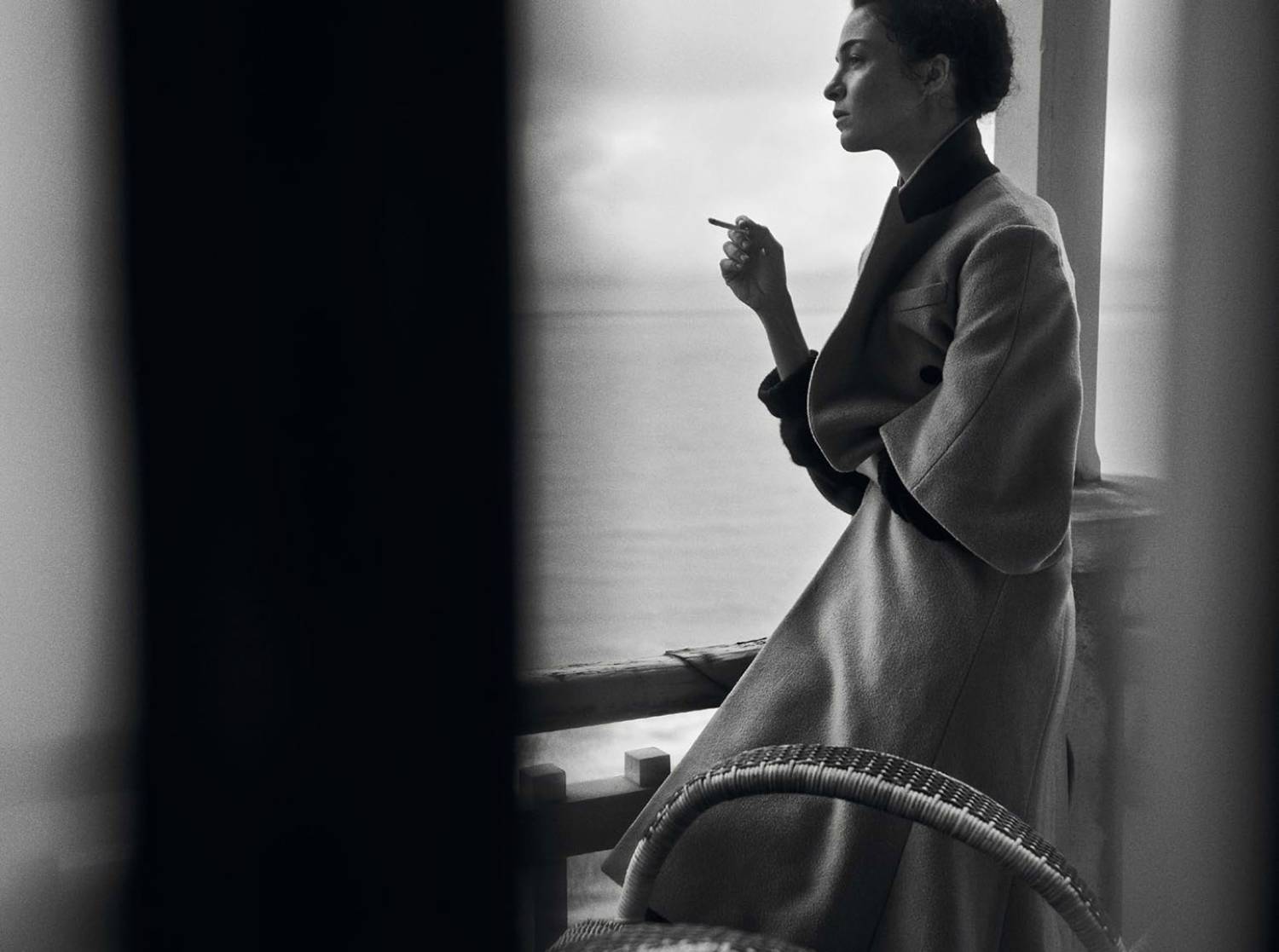 Mariacarla Boscono by Peter Lindbergh for Vogue Italia September 2014